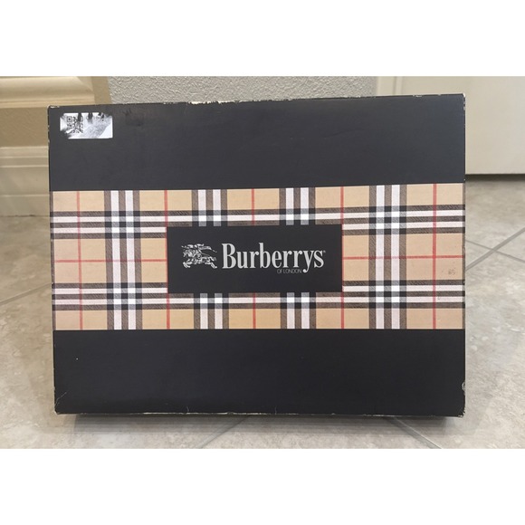 VTG‎ Burberry Bath Towel & 2 Face towel Set Cotton 100% Box Japan Blue & Gray - Picture 3 of 4